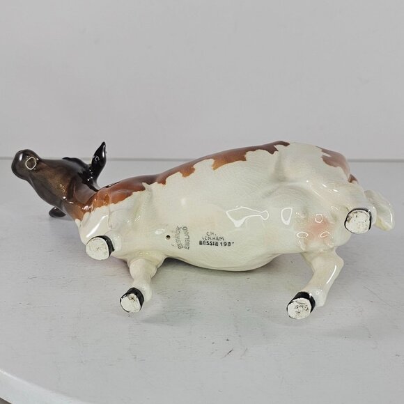 Beswick Cattle Ayrshire Cow Ch Ickham Bessie 198 #1350 England - Picture 8 of 9